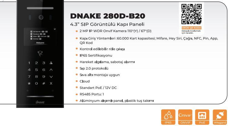 DNAKE GÖRÜNTÜLÜ DİAFON